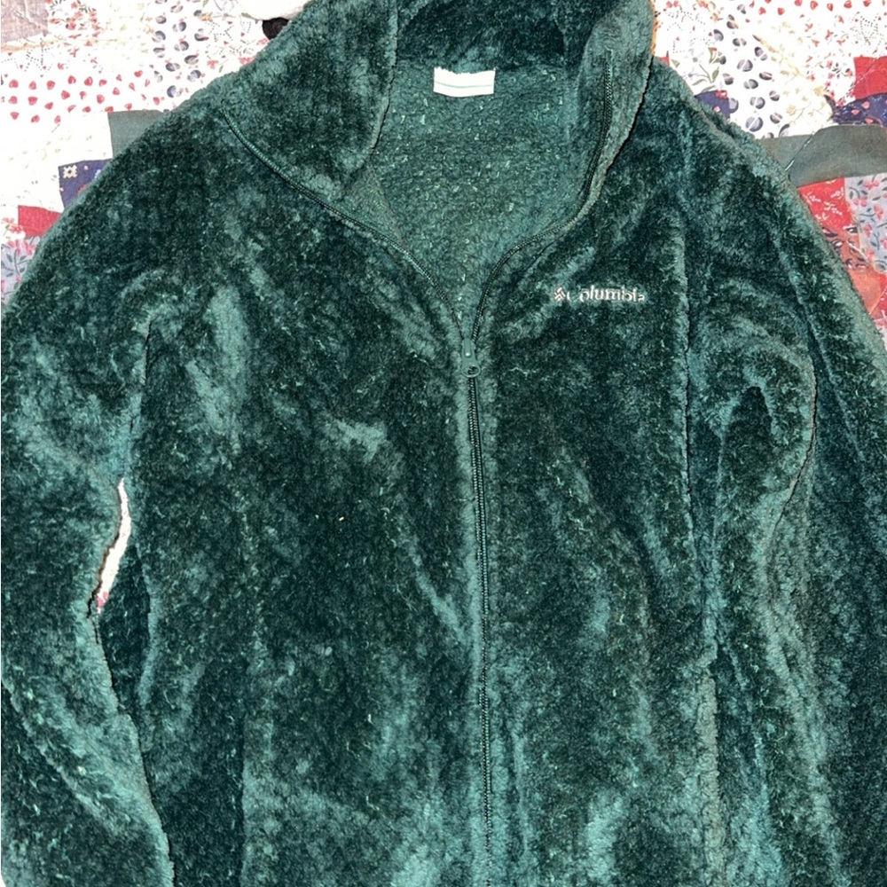 Columbia Women's Dark Green Teddy Jacket